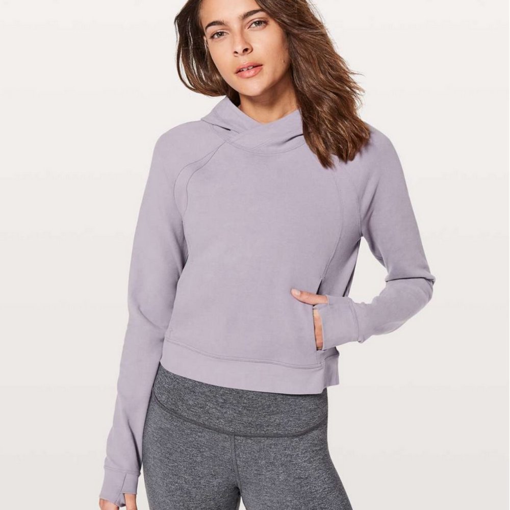Lululemon Nice & Natural Cropped Hoodie